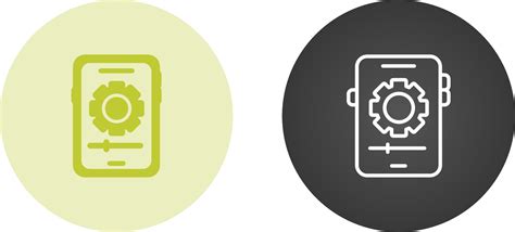 smartphone settings vector icon  vector art  vecteezy