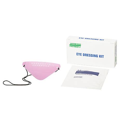 Eye Dressing Kit With 1 Eye Pad And 1 Eye Shield First Aid Direct