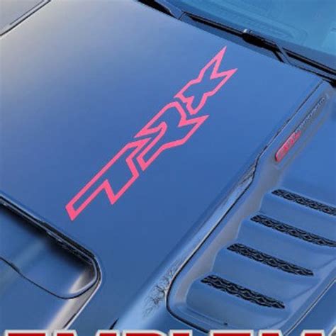 Trx Hood Decal Etsy