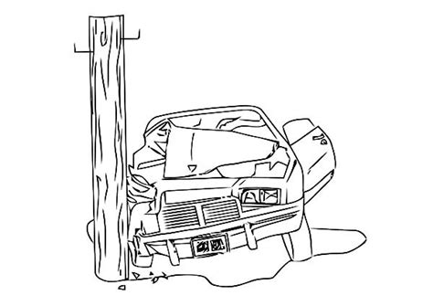 Crashed Car Drawing at GetDrawings | Free download