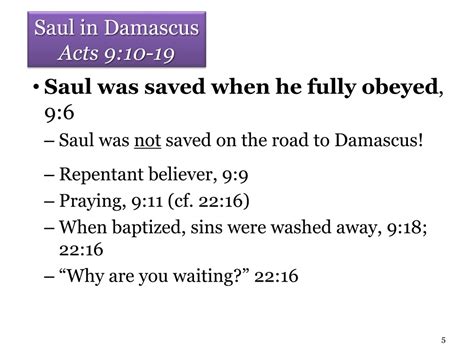 PPT - Saul's Conversion - A Life Transformed by Faith PowerPoint