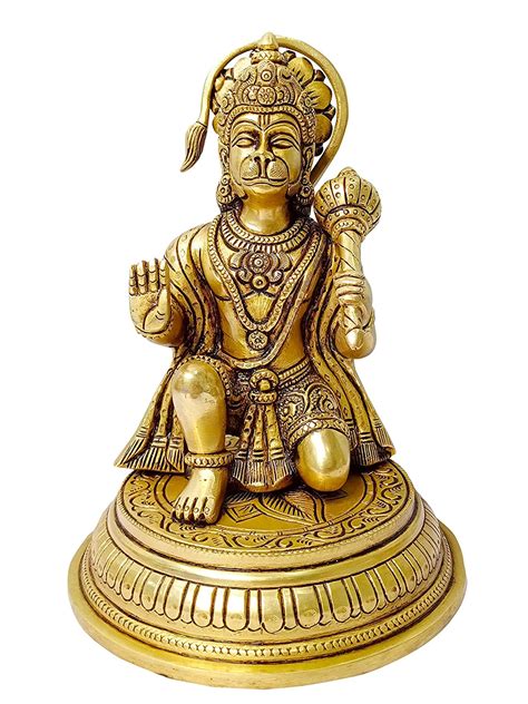 Buy Vinayakmoorti Astadhatu Hanuman Big Size Statue Brass Hanuman Ji