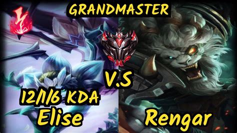 Fnc Broxah Elise Vs Rengar 12 1 6 Kda Jungle Gameplay Euw Ranked