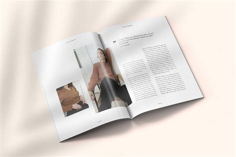 产品展示画册排版设计模板 Cantiqe Magazine Template Indesign 设计小咖