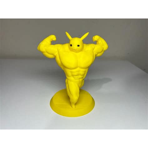 Pikachu Bodybuilder Com 15cm Altura Fabricado Em Polímero Abs Shopee