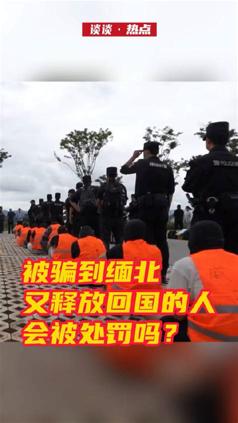 被骗到缅北又释放回国的人会被处罚吗？ 被骗 缅北 新浪新闻