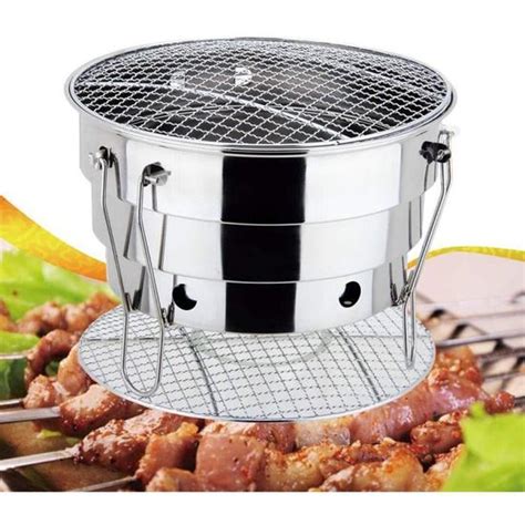 Barbecue Portable Pliant Barbecue En Acier Inoxydable Barbecue En