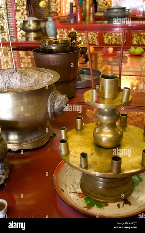 Yeoh Kongsi Clan House Interior Penang Malaysia Stock Photo Alamy