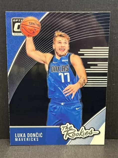 Donruss Optic Luka Doncic The Rookies Rc Dallas Mavericks