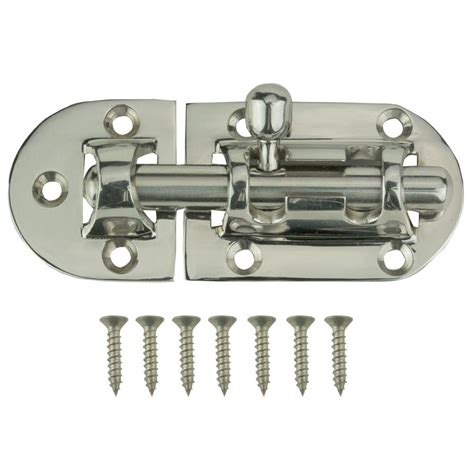 Everbilt 3 5 8 In Stainless Steel Barrel Bolt 20417 The Home Depot