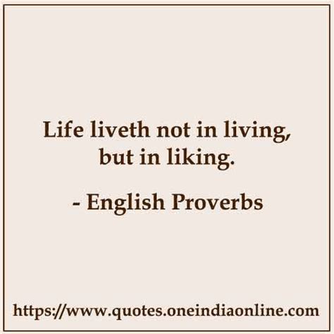 English Proverbs About Life | Life proverbs, Proverbs quotes, Proverbs