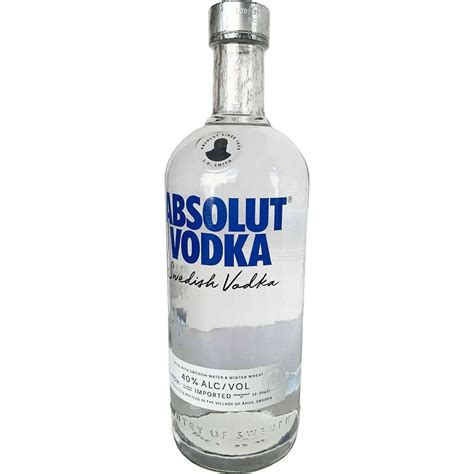 Absolut Vodka 1 Liter Schweden Wodka Online Kaufen