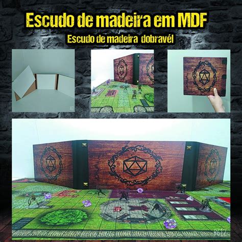 Escudo Do Mestre Para RPG Dungeons And Dragons Faz A Boa