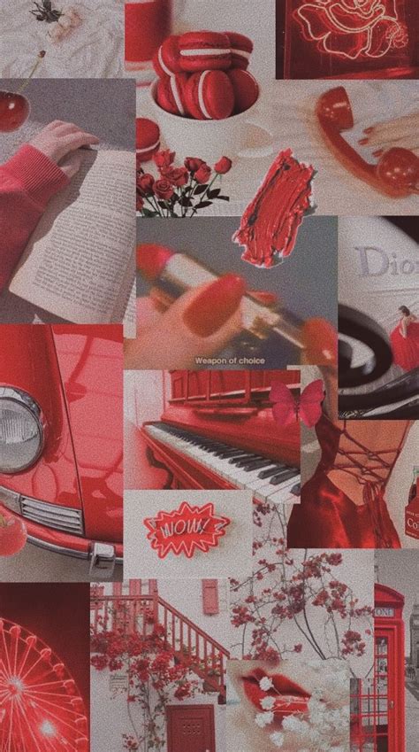 Laptop Desktop Tumblr Red Aesthetic Wallpaper - Jagodooowa