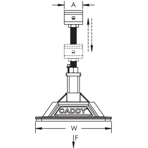 nVent CADDY Pyramid Equipment Support Post Base