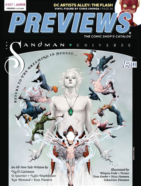 Inside Junes Previews Catalog Fantastic Four Sandman Universe John