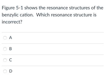 answered figure    benzylic cation  stich