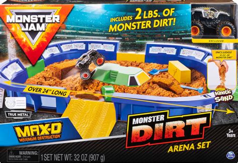 Customer Reviews: Monster Jam Monster Dirt Arena Set Multicolor 6046703 ...