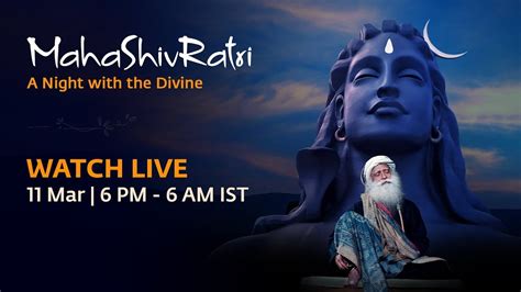 Mahashivratri Live Sadhguru Live Isha Foundation Live