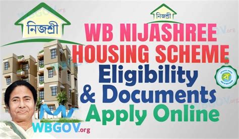 WB Nijashree Housing Scheme 2024 Eligibility Apply Online