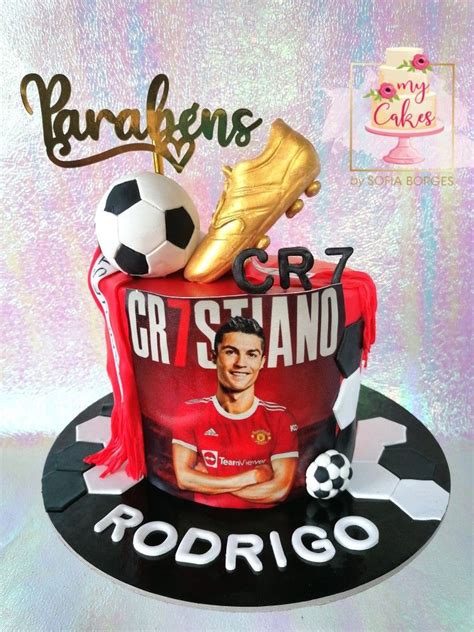 Ronaldo Birthday Football Birthday Cake Soccer Birthday Parties