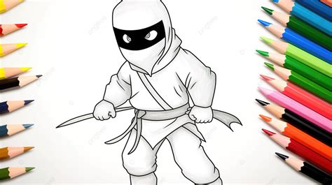 ninjas drawings  color