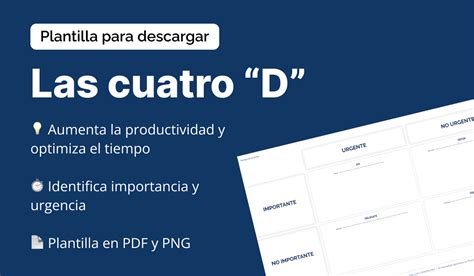 C Mo Usar El Canvas De Las Cuatro D Para Priorizar Tareas Como Product