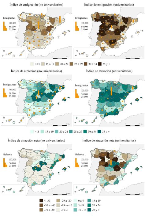 Las Provincias Espa Olas Ganadoras Y Perdedoras De Capital Humano