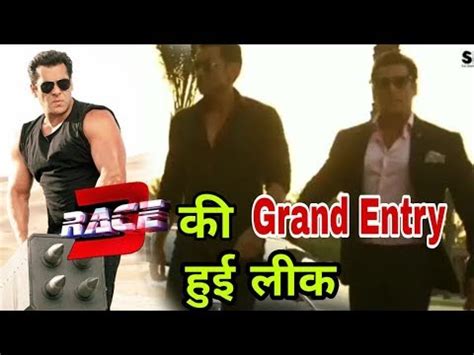 Salman Khan Grand Entry In Race First Look In Entry Youtube