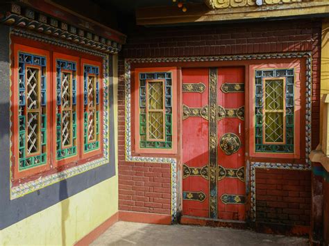 White Door and Window in Entrance to MansionFree Stock Photo