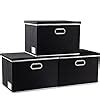 Amazon Prandom Large Foldable Storage Boxes With Lids Pack