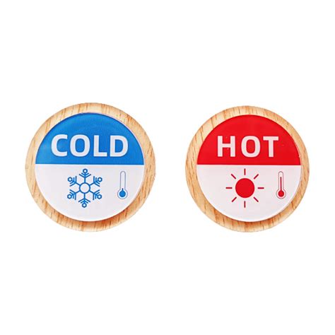 Amazon Hot And Cold Faucet Identificat Self Adhesive Acrylic Hot