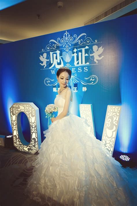 蓝色的浪漫主题婚礼 来自婚礼美图百科客照案例 婚礼精选