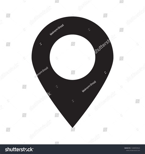 Maps Pin Location Map Icon Location Stock Vector (Royalty Free ...