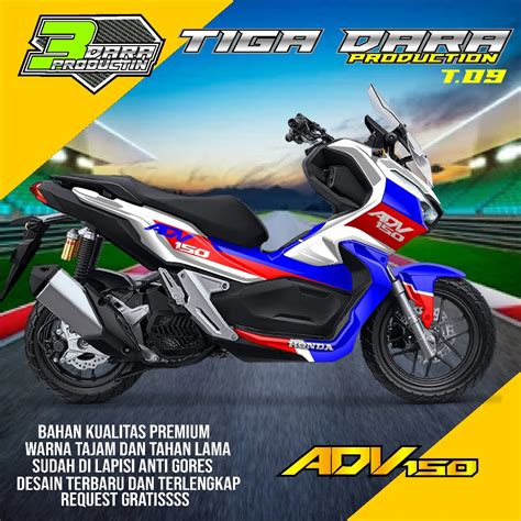 Jual Stiker Decal Adv Full Body Dekal Sticker Motor Honda Adv