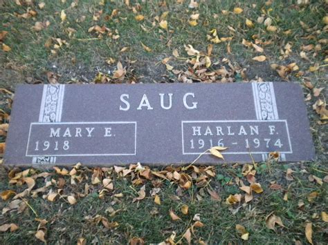 Harlan Ferdinand Saug 1916 1974 Find a Grave äreminne