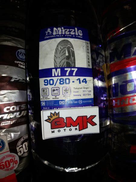 Jual MIZZLE M77 90 80 14 TUBELESS Di Lapak BMK MOTOR Bukalapak