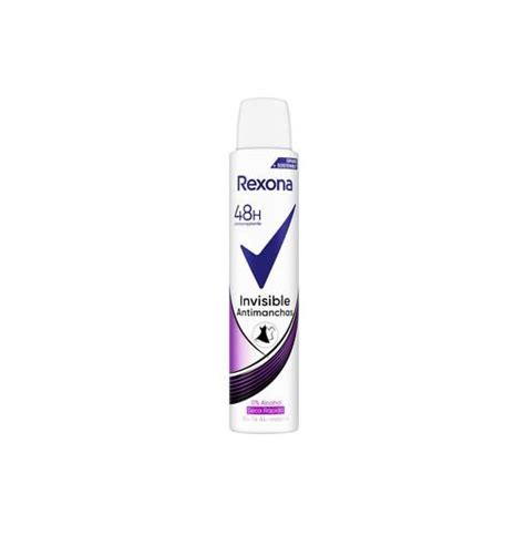 REXONA Deospray Women Invisible On Black White Clothes Antimanchas