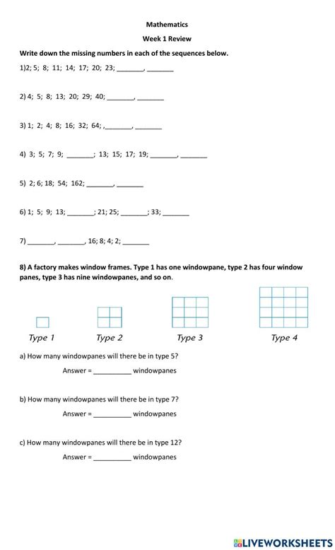 Mathematical Patterns 1157261 | Karlene Antoine-Miller