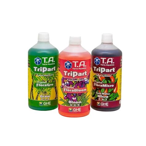 Terra Aquatica Tripart Mjukt Vatten Kit L Professional Grow