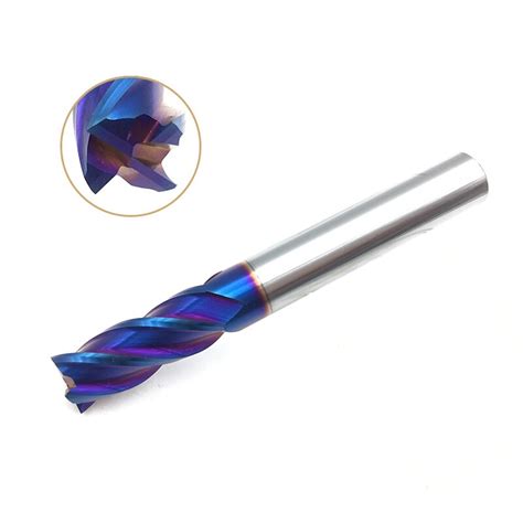 Mm End Mill Hrc Flute D D Mm T Solid Carbide Fat End