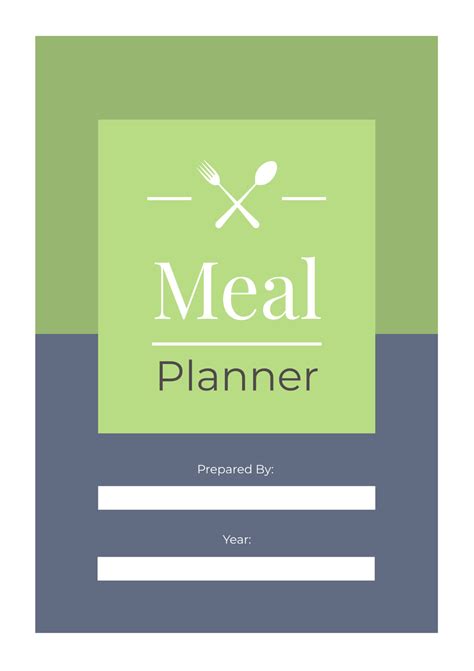 Free Basic Meal Planner Template Edit Online And Download