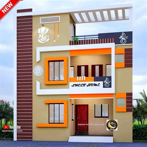 50 Two Floor House Front Elevation Designs | Small house elevation ...