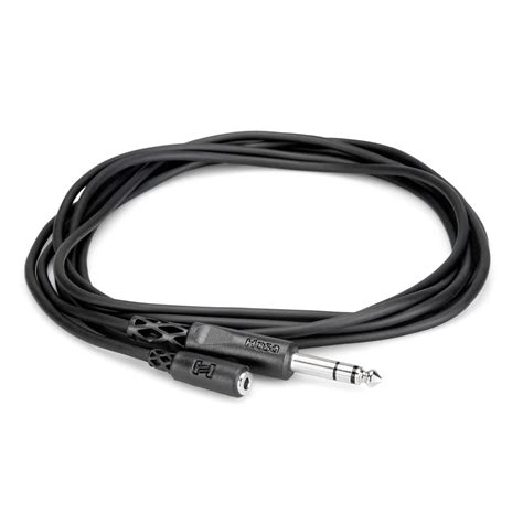 Hosa Foot Trs Female To Male Adapter Cable Mhe Ft