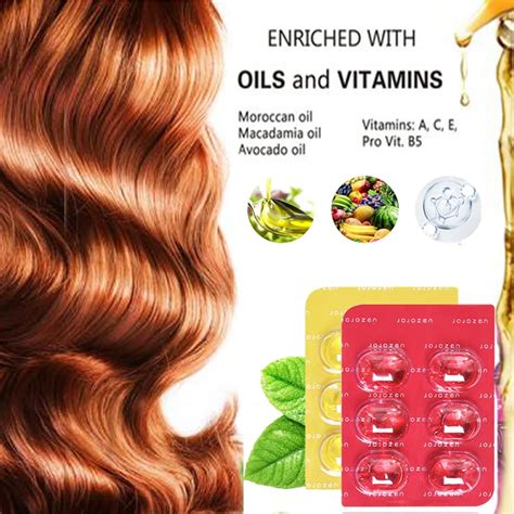 Профессиональный Кератиновый комплекс, масло для волос, витамины ...