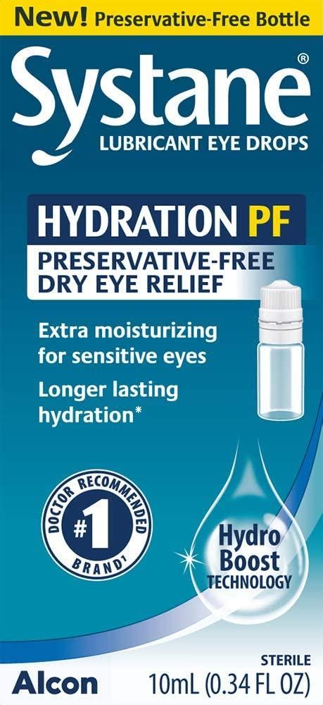 Systane Hydration Pf Lubricant Eye Drops 10ml Hydrating Relief For