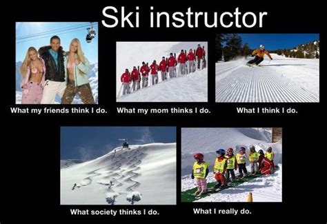 Sunshine Village Ski And Snowboard Resort Ski Instructor Skiing Quotes Skiing Memes