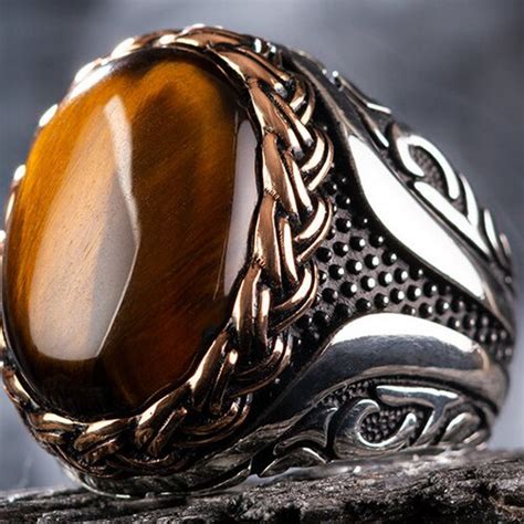 Mens Handmade Ring Turkish Handmade Silver Men Ring Ottoman Etsy