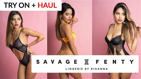 Savage X Fenty Lingerie Try On YouTube