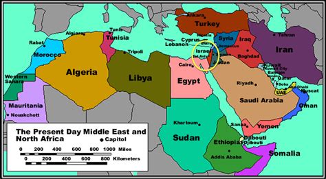 Countries Surrounding Israel Map